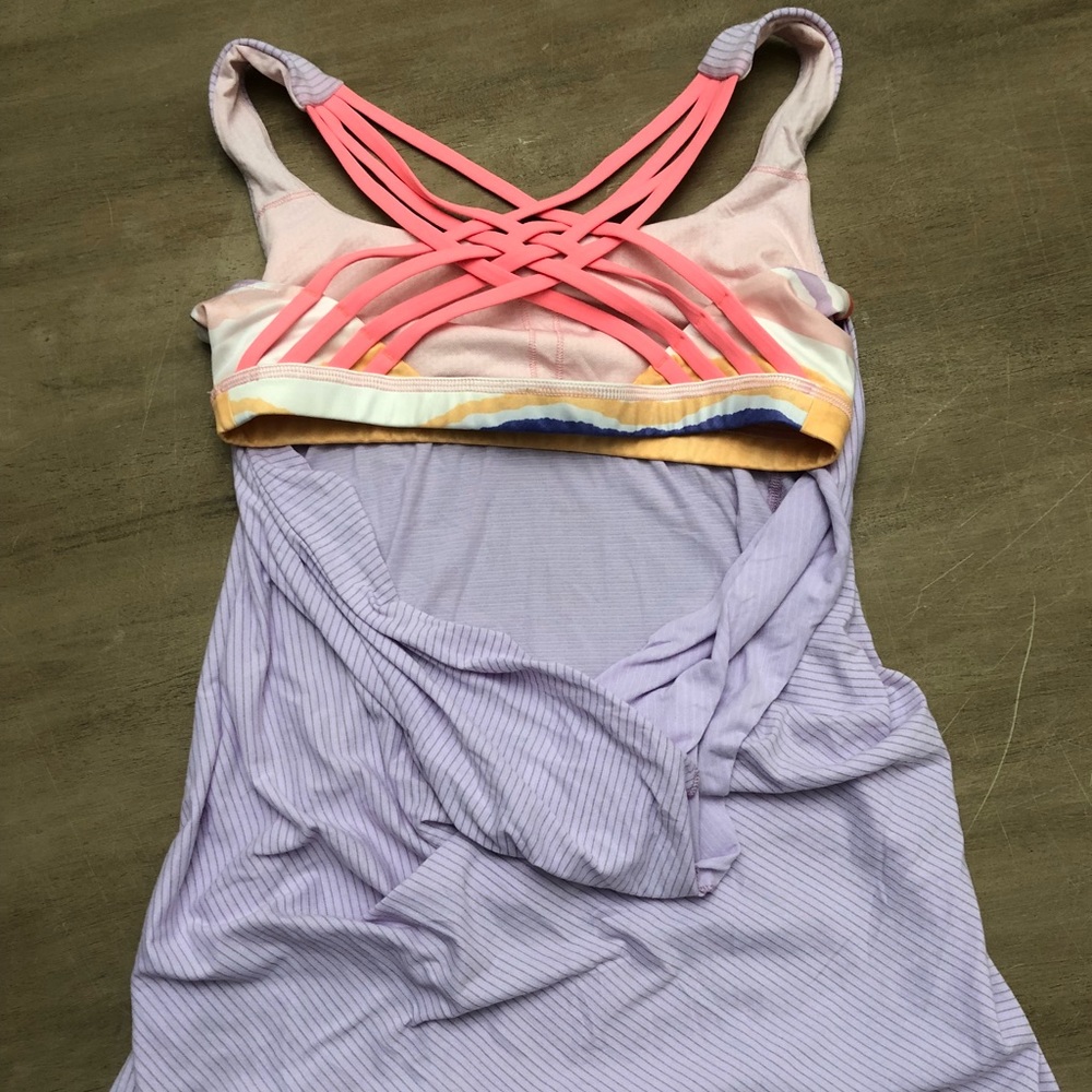 Lululemon tank with built in bra size 6